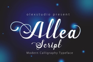 Allea Script: A Modern Calligraphy Font for Elegant Branding