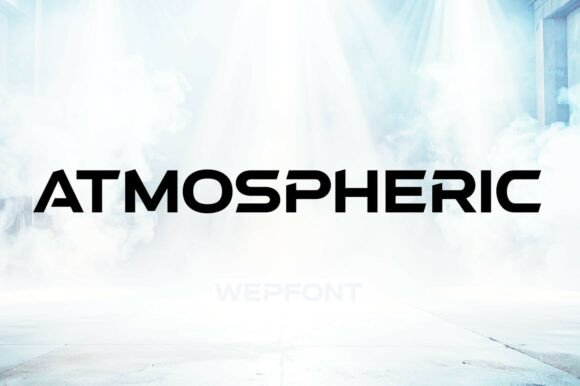 Atmospheric Font: Bold Sans Serif for Modern Branding