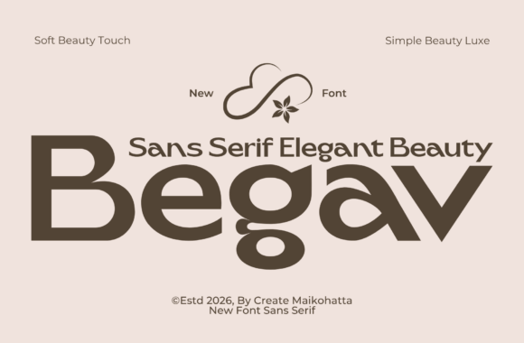 Begav: A Modern Elegant Sans Serif Font for Campaign Clarity
