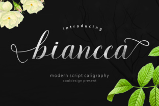 Biancca Script: A Modern Script Handwritten Font for Makers