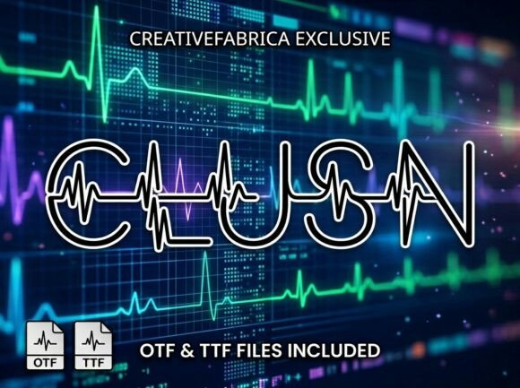 Clusn Decorative Font for Bold Digital Branding