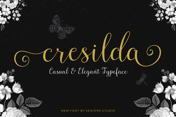 Cresilda Script: A Fluid Handwritten Typeface for Branding That Feels Human