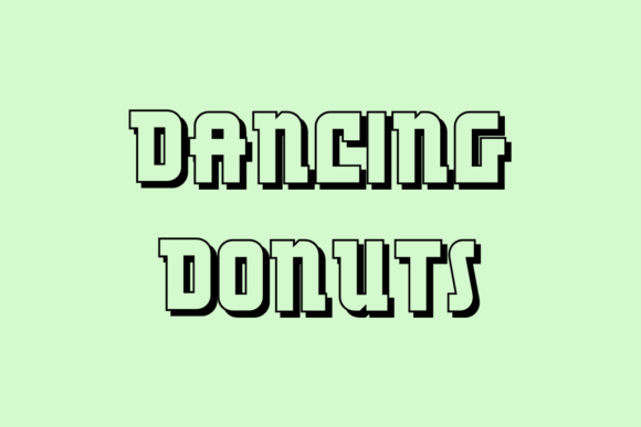 Dancing Donuts Font for Bold Brand Identity Projects