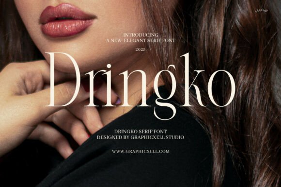 Dringko Serif Font for Elegant Handmade Branding