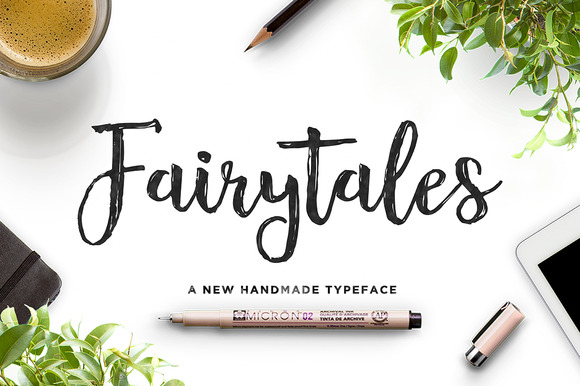 Fairytales Script: A Handmade Script Font for Warm, Elegant Product Design