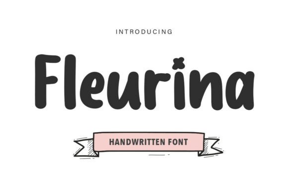Fleurina: A Cheerful Handwritten Display Font for Editorial Joy
