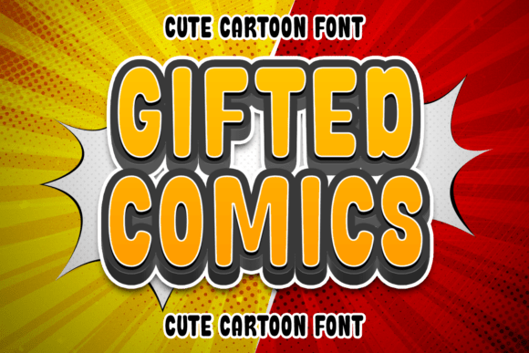 Gifted Comics Font for Playful Brand Identity Design