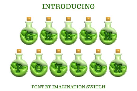 Green Potion: A Color Font That Breathes Life Into Editorial Design