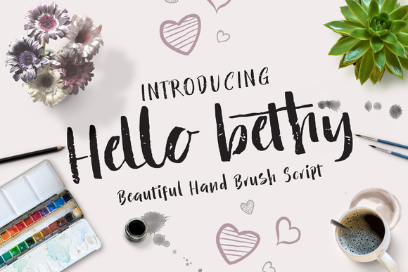 Hello Bethy: A Script Handwritten Font That Elevates Your Brand