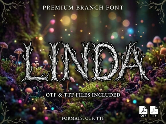 Linda: A Decorative Font with Editorial Presence