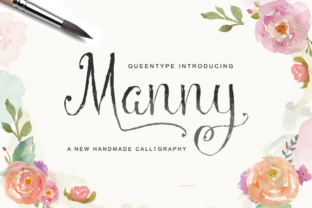 Manny Script Font for Handmade Branding