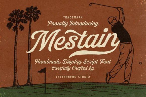 Mestain Script: A Warm Vintage Script Font for Handmade Brands