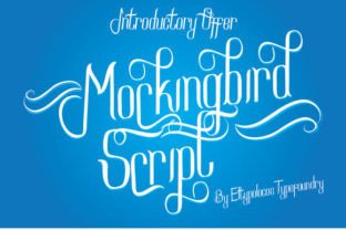 Mockingbird Script: A Classic Script Font for Editorial Design