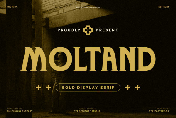 Moltand: A Bold Serif Font for Impactful Design