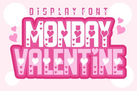 Monday Valentine: A Sweet Heart Display Font for Editorial Charm