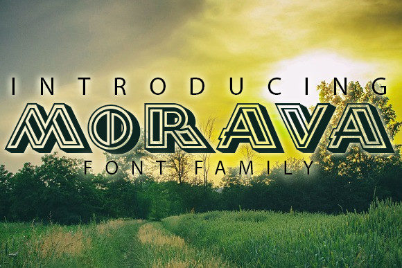 Morava: A Stylish Decorative 3D Font for Editorial Impact