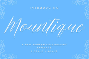 Mountique Script Typeface for Elegant Digital Branding