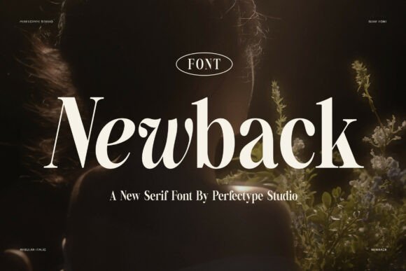 Newback Serif Font for Elegant Handmade Design