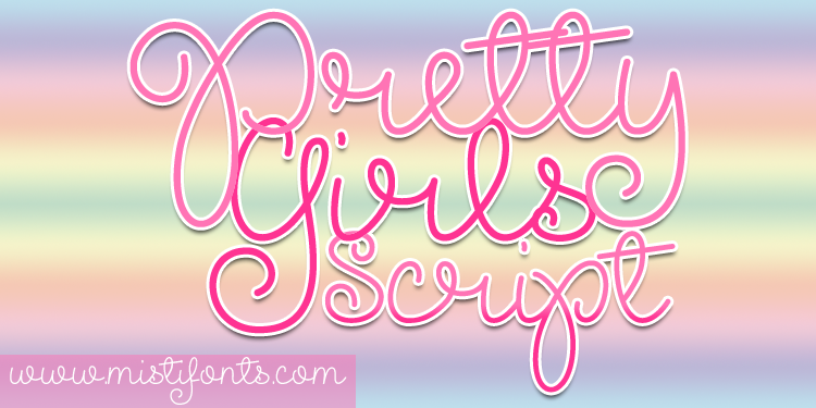 Pretty Girls Script Font for Handmade Branding