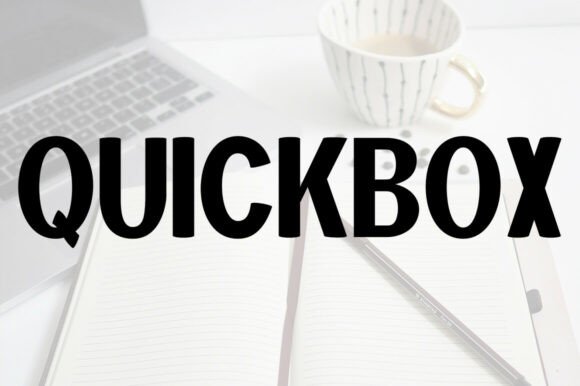 Quickbox Font: Playful Script Handwritten Fonts for Modern Makers