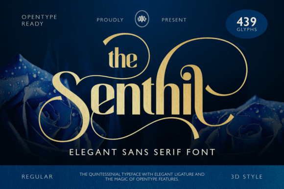 Senthil Font: Elegant Sans Serif for Luxury Branding
