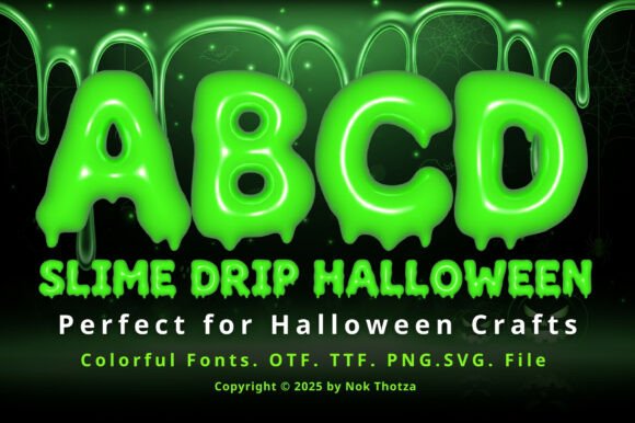 Slime Drip Halloween Font for Spooky, Scroll-Stopping Campaigns