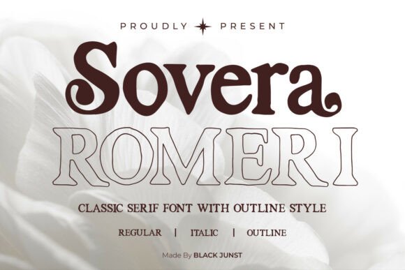 Sovera Romeri: A Sophisticated Serif Font for Elegant Editorial Design