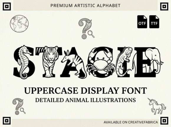Stacie: A Premium Artistic Uppercase Display Font for Brand Builders