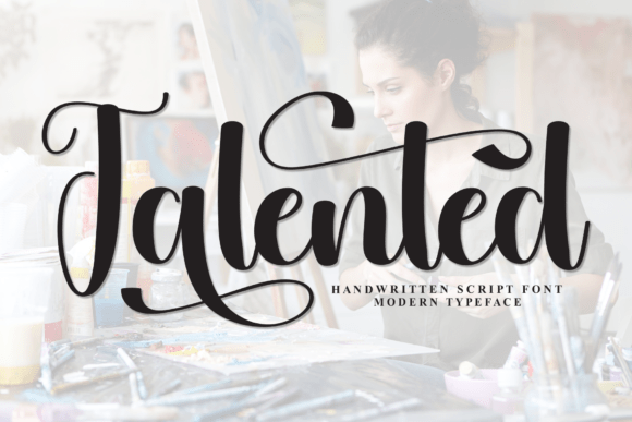 Talented Script Handwritten Font for Joyful Creative Projects