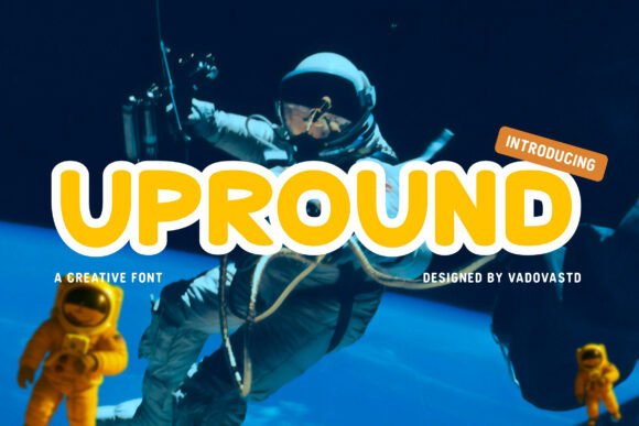 Upround: A Friendly-and-Futuristic Sans Serif Font for Bold Campaign Graphics