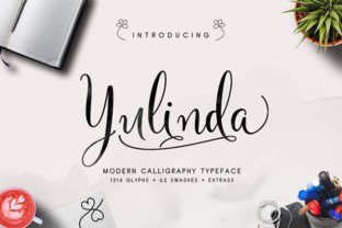Yulinda Script Font for Handmade Makers